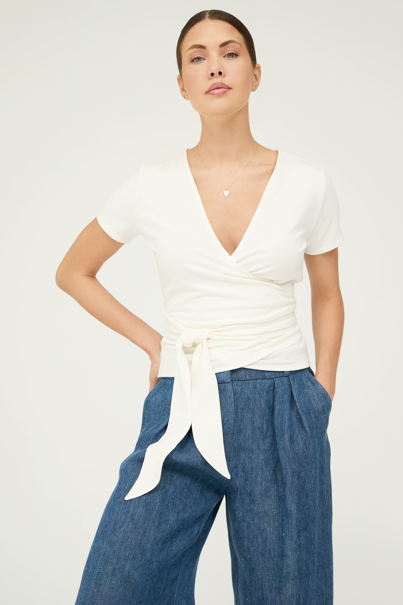 Marilla Blouse in Ivory White