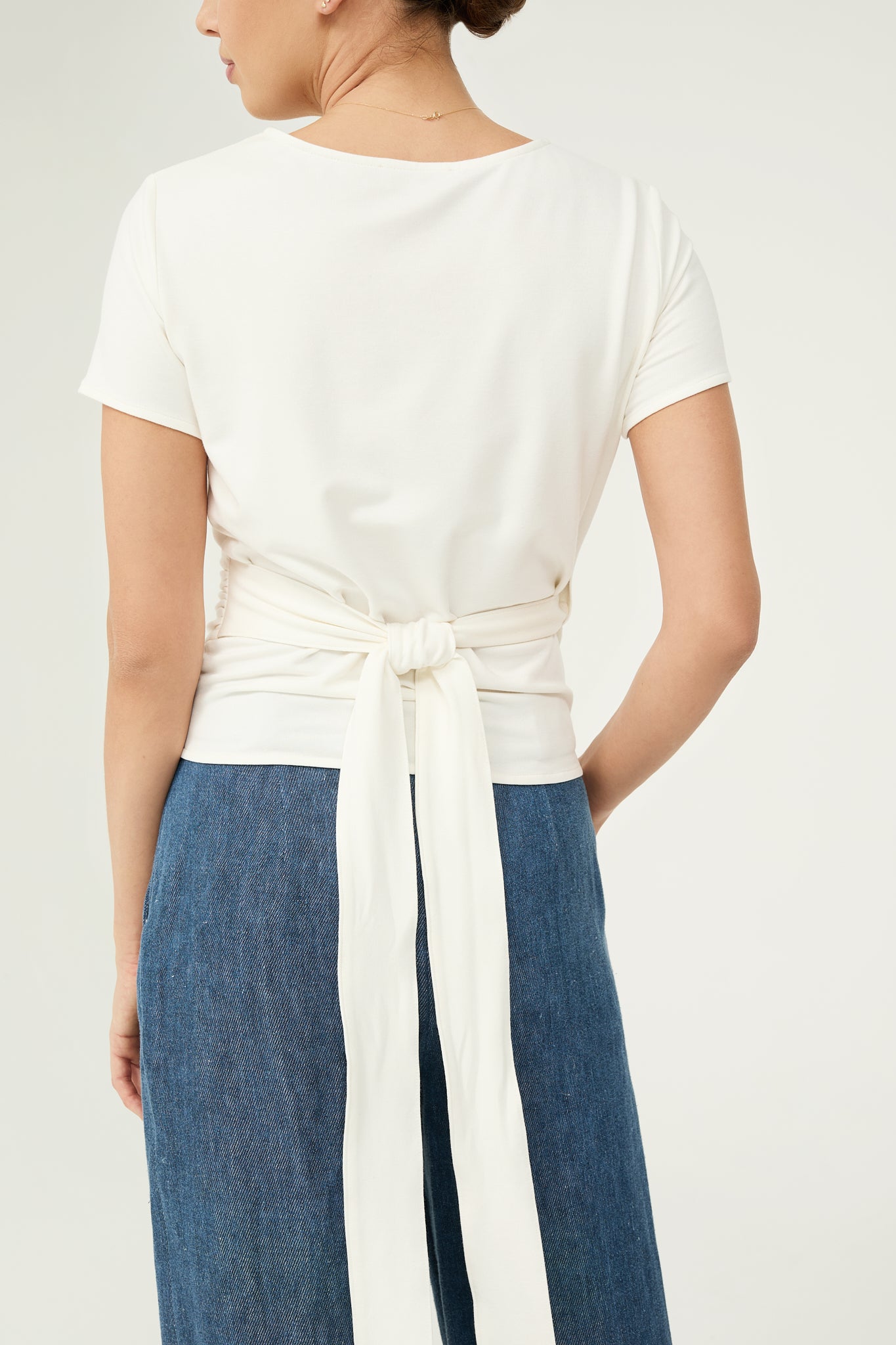 Marilla Blouse in Ivory White