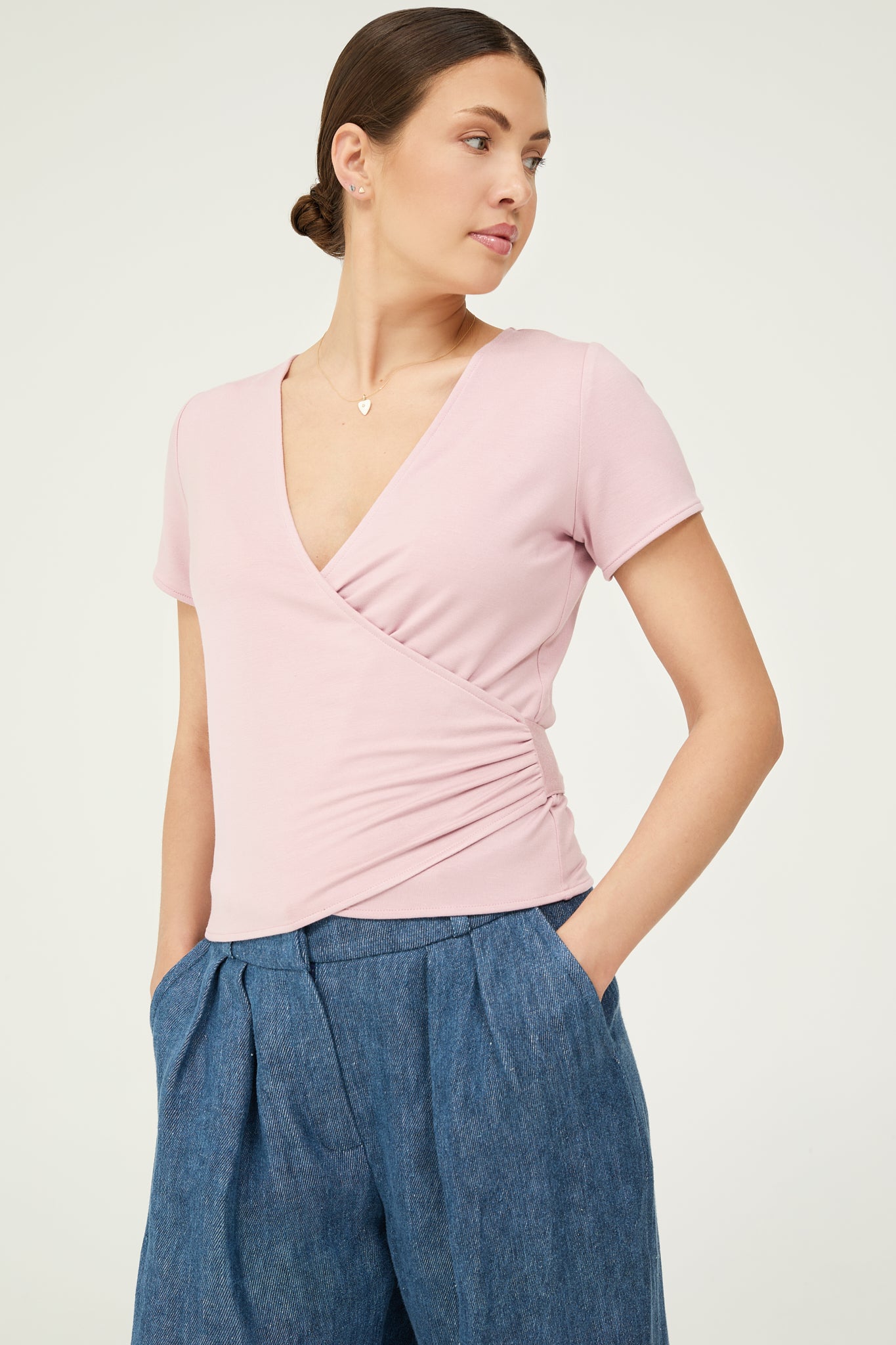 Marilla Blouse in Pink