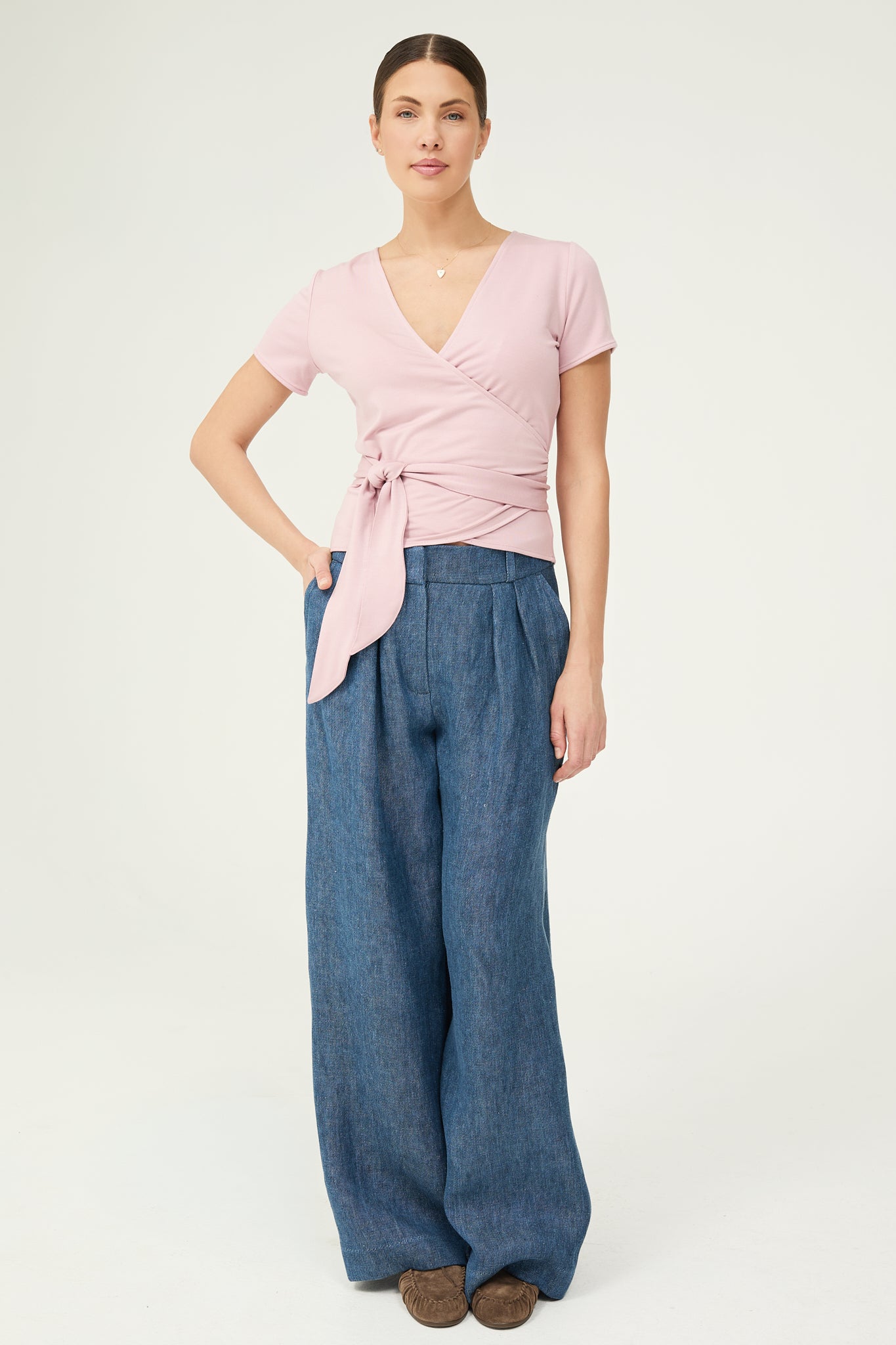 Marilla Blouse in Pink