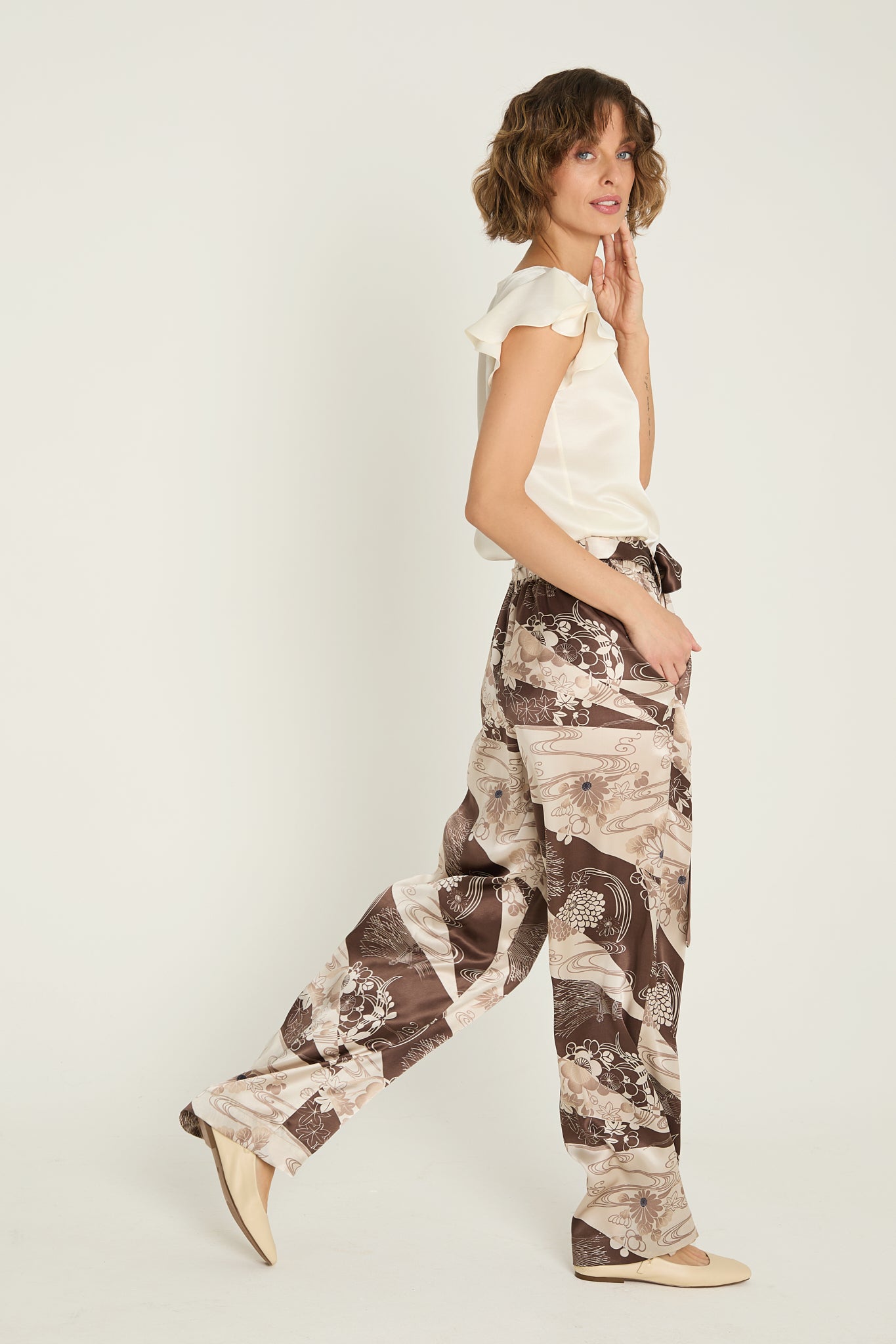 Lilium Trousers in Multicolour