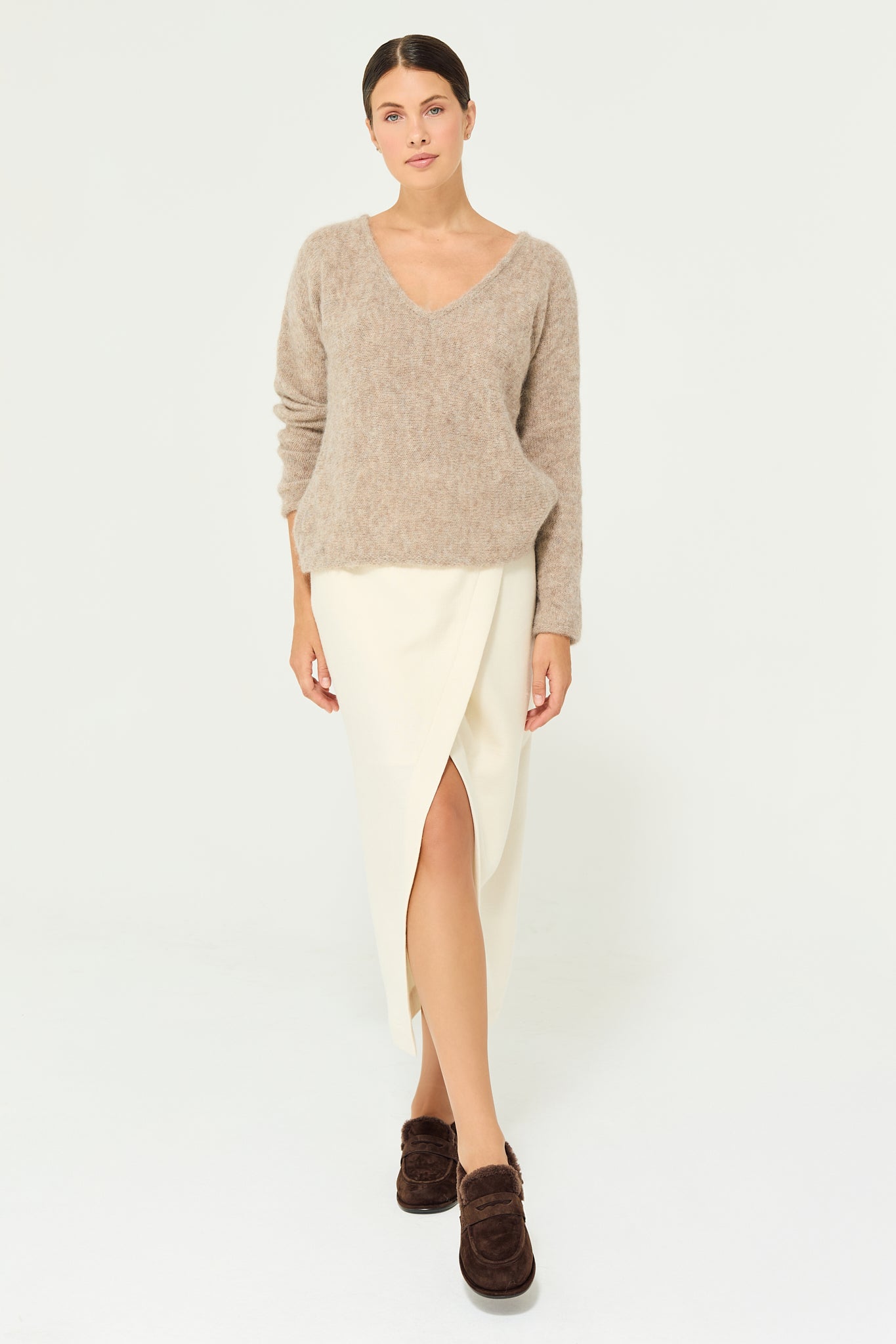 Calor Pullover in Taupe