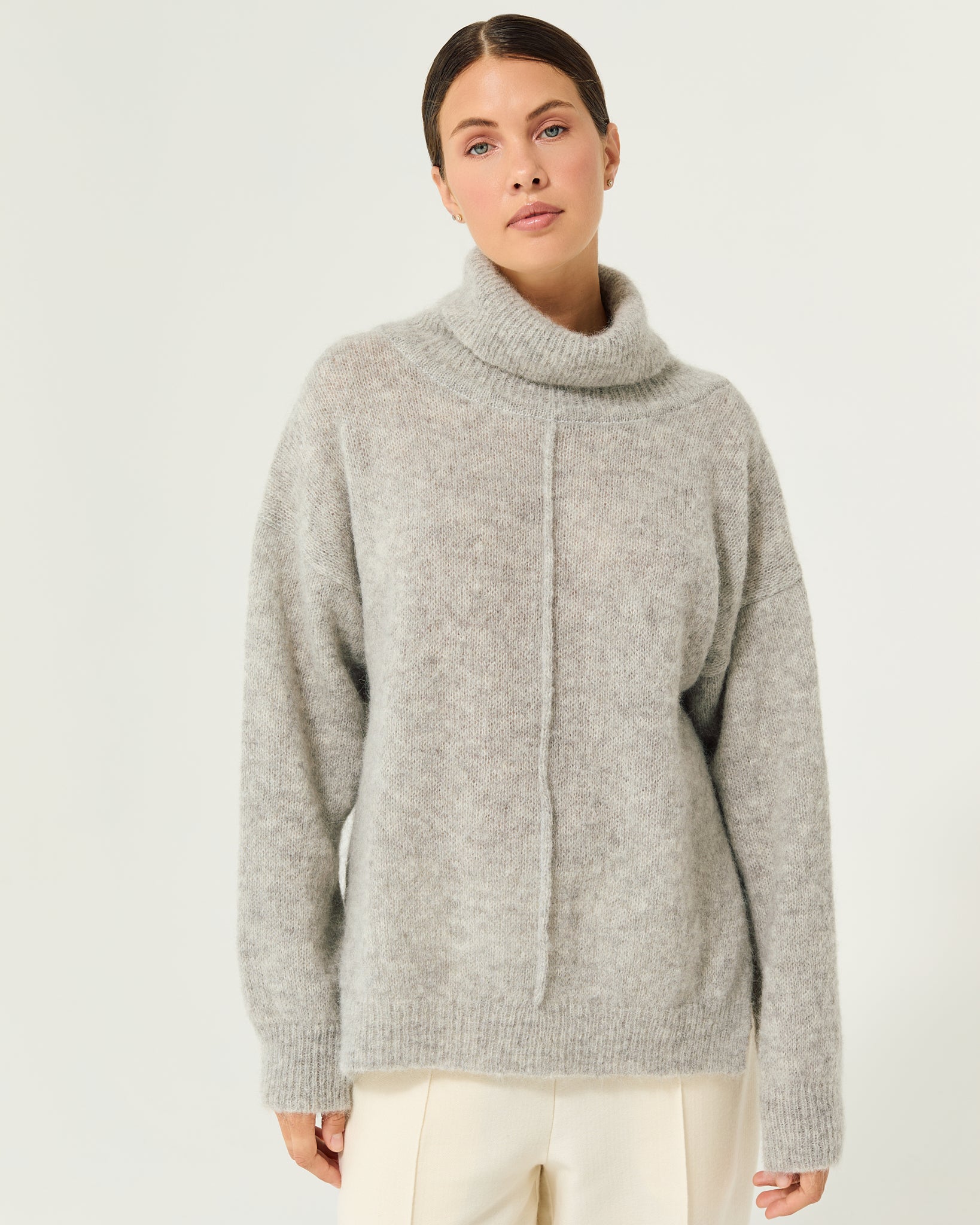 Altus Turtleneck Sweater in Grey