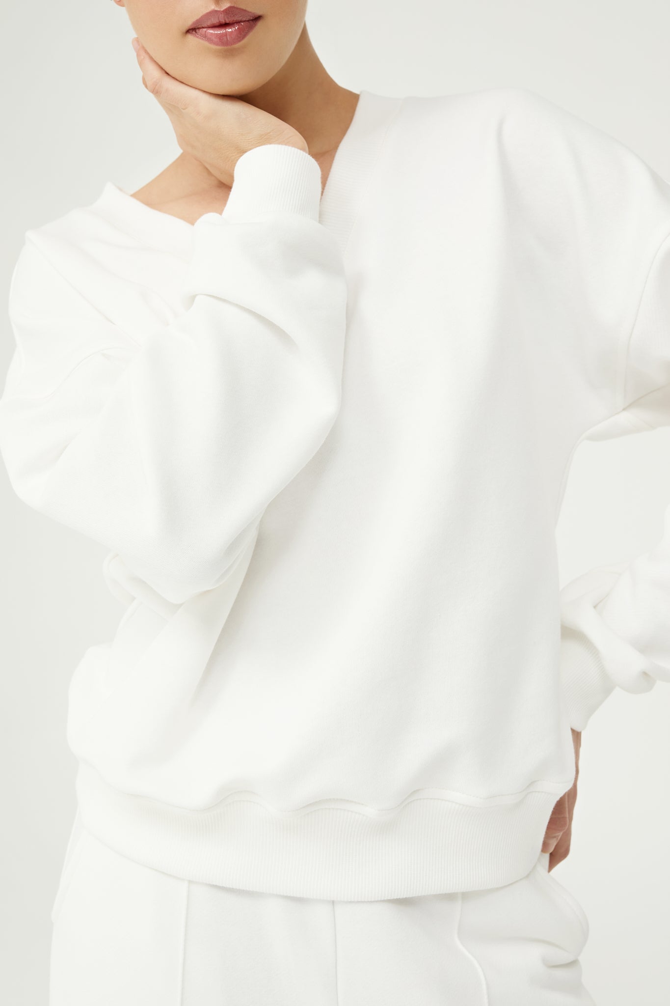Silens pullover in Ivory White