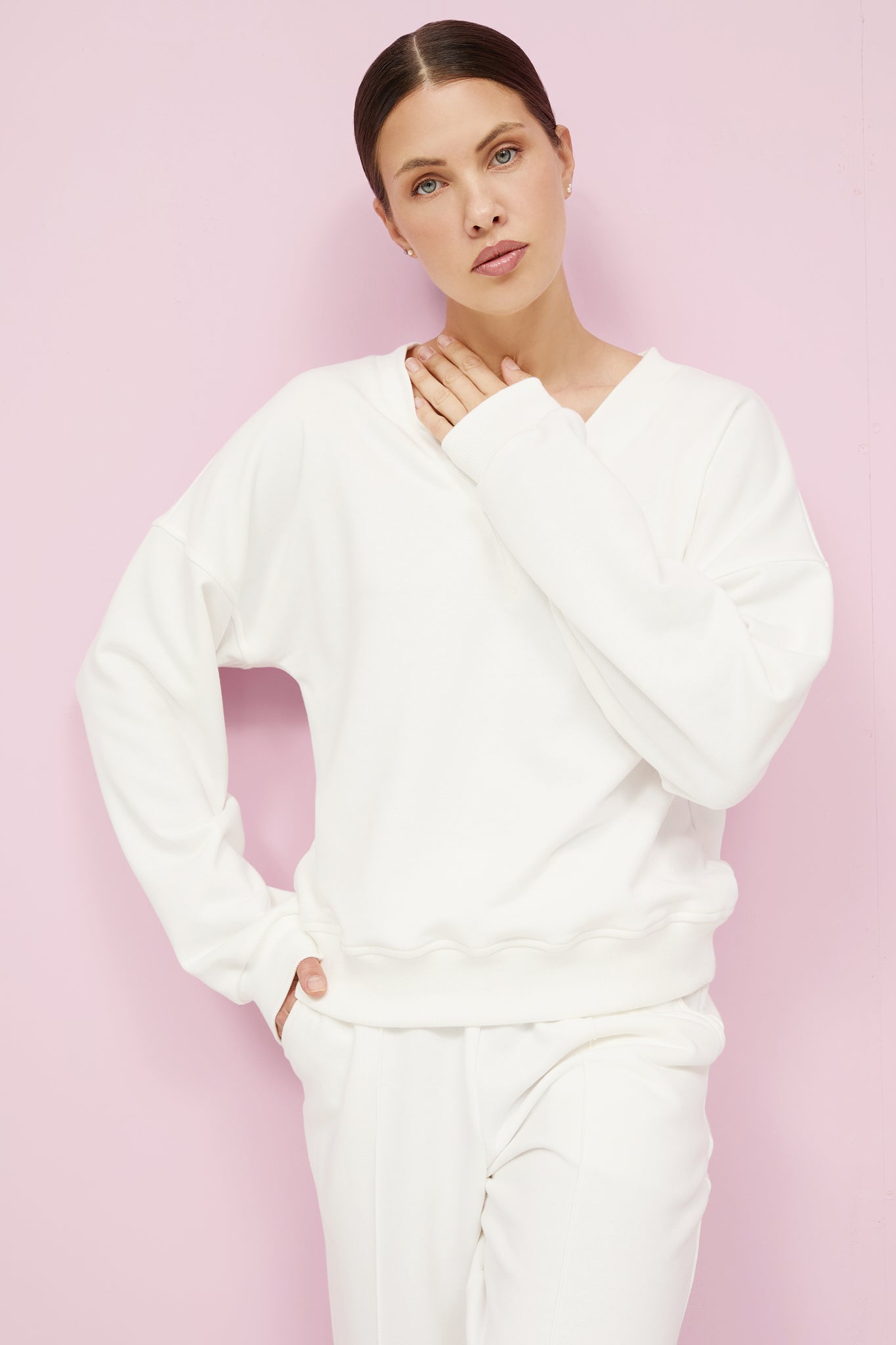 Silens pullover in Ivory White