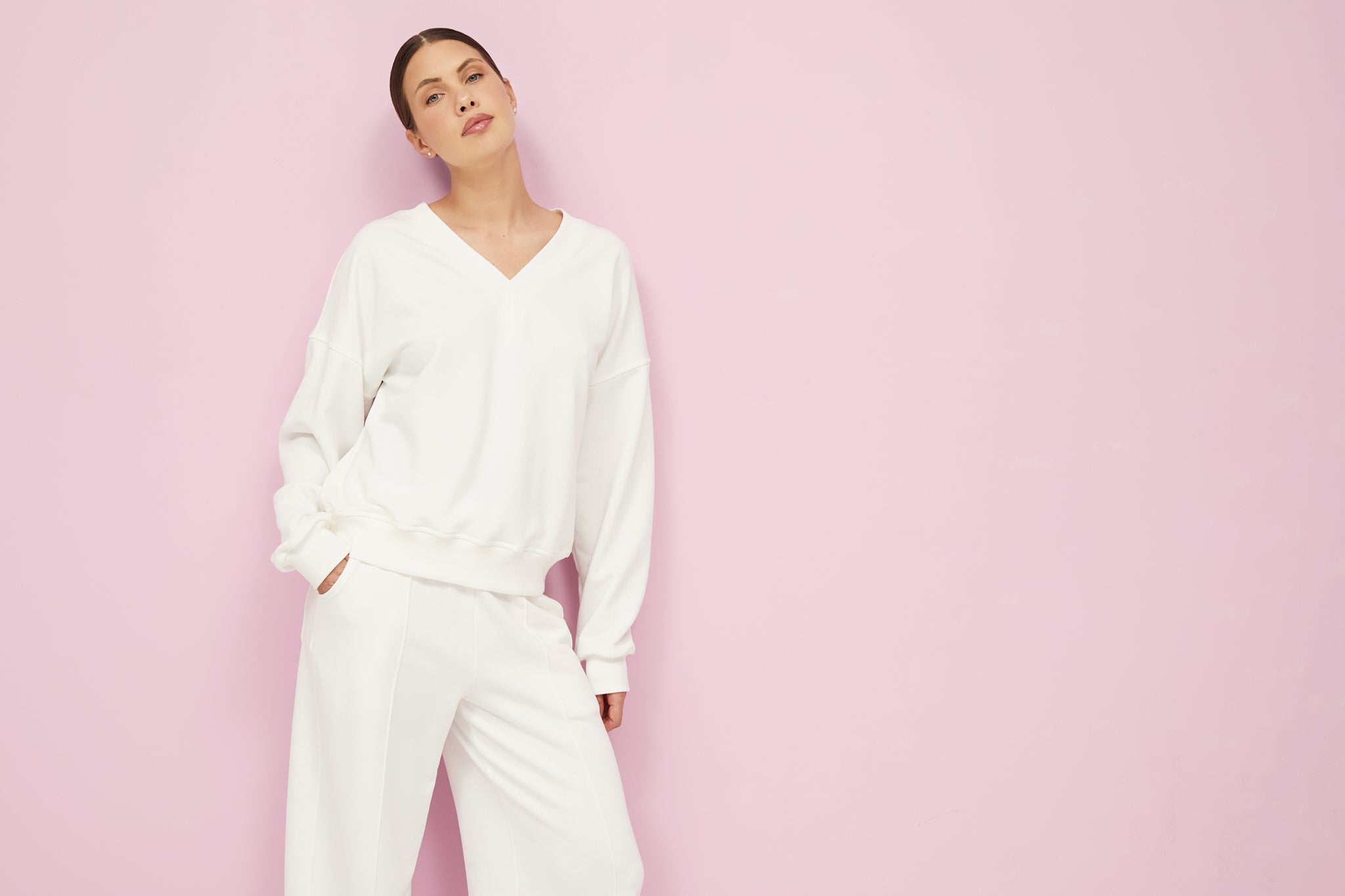 Silens pullover in Ivory White