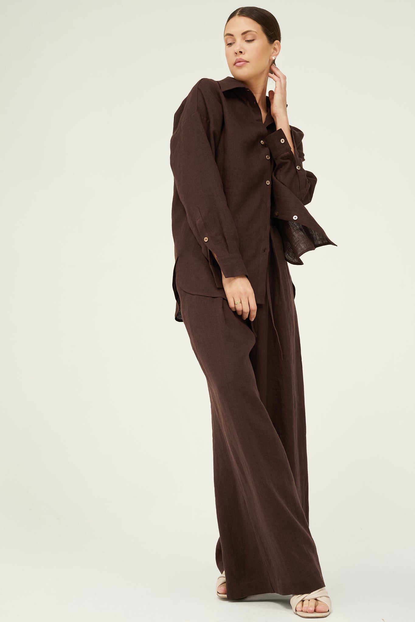 Bruna Pants in Chocolate