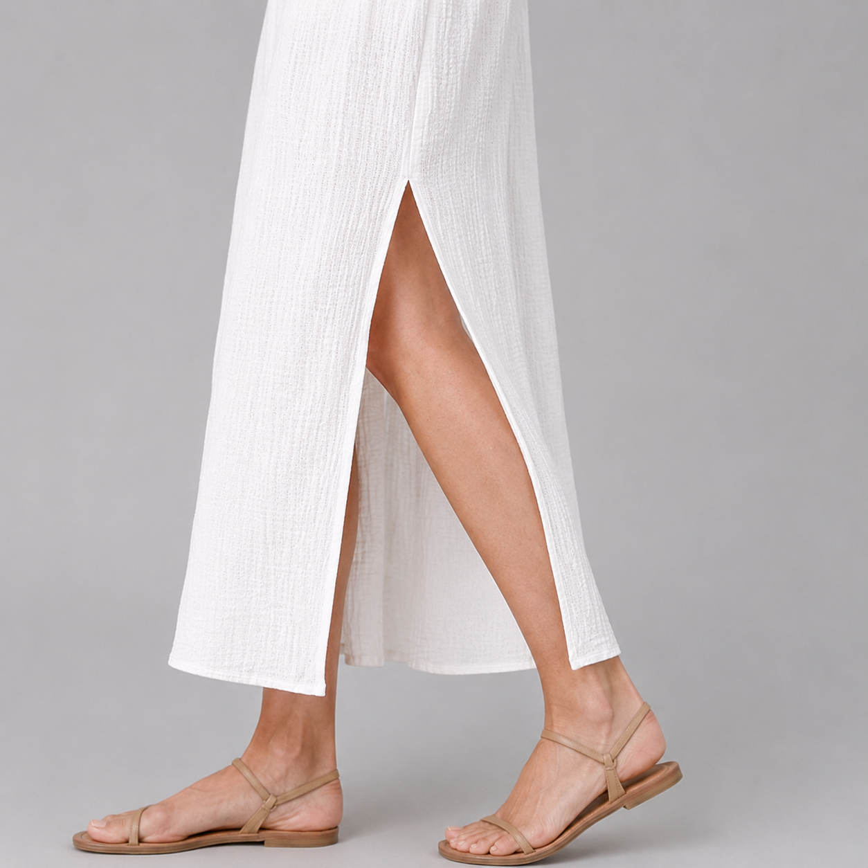 Alba Dress in Ivory White